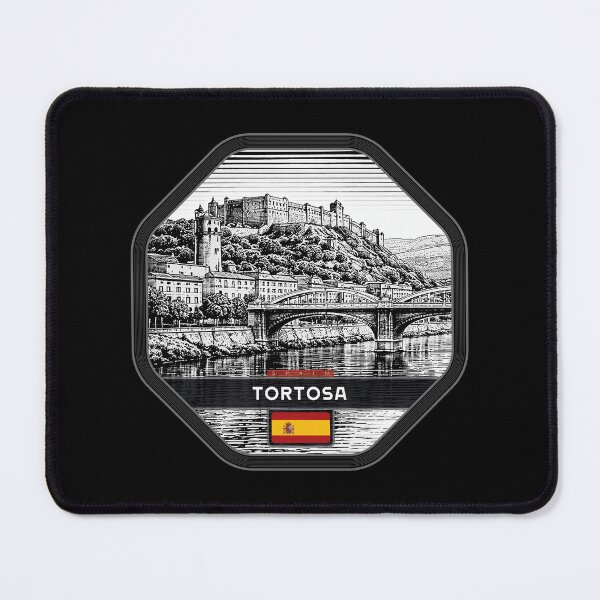 Item preview, Tortosa Spain Linocut Style designed and sold by Thistle-TShop.