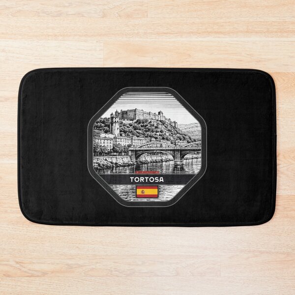 Item preview, Tortosa Spain Linocut Style  designed and sold by Thistle-TShop.