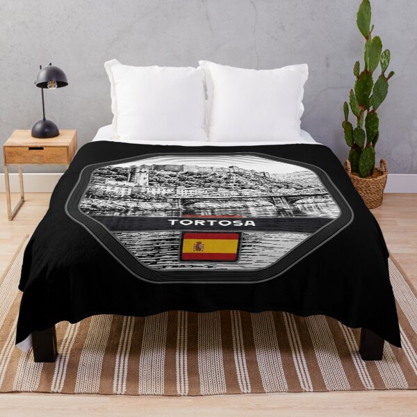 Item preview, Tortosa Spain Linocut Style  designed and sold by Thistle-TShop.