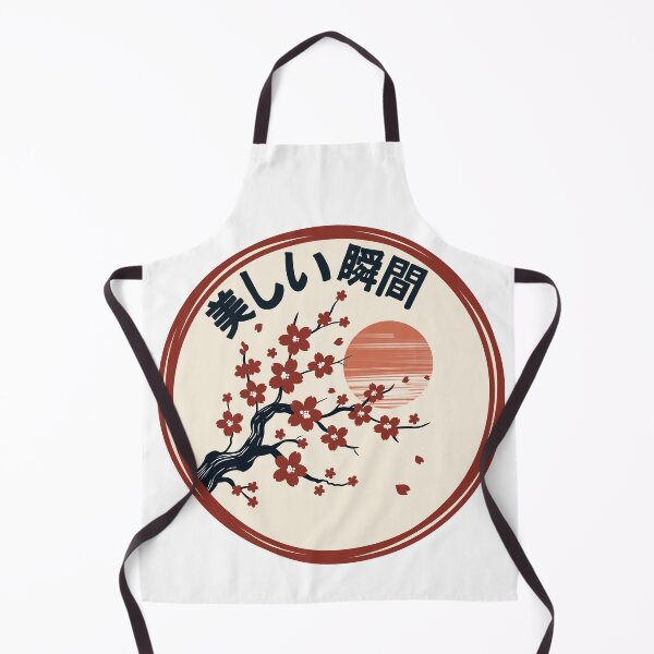 Item preview, Sakura Branch and Red Sun Retro Stamp Emblem Design designed and sold by Senana-Banana.