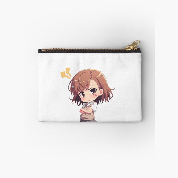 Item preview, Misaka Mikoto A Certain Scientific Railgun Chibi Angry Spark designed and sold by 108Recordings.