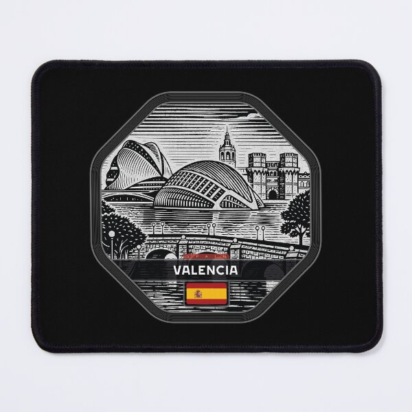Item preview, Valencia Spain Linocut Style designed and sold by Thistle-TShop.