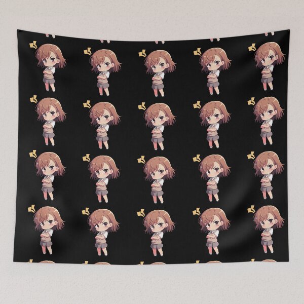 Item preview, Misaka Mikoto A Certain Scientific Railgun Chibi Angry Spark designed and sold by 108Recordings.