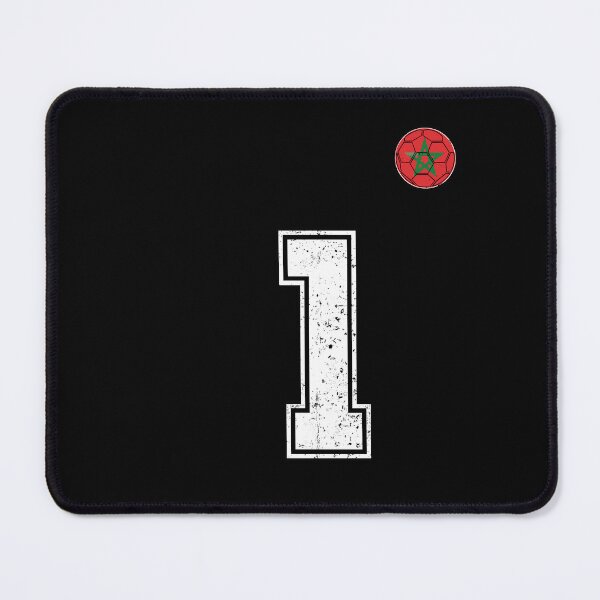 Item preview, Morocco Soccer Number 1 Vintage Sports Fan designed and sold by OliviaHayesArt.