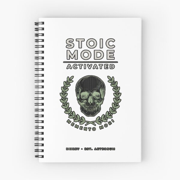 Item preview, Stoic Mode Activated Memento Mori Philosophy Design designed and sold by ImaginedSpace7.