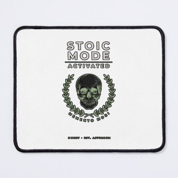 Item preview, Stoic Mode Activated Memento Mori Philosophy Design designed and sold by ImaginedSpace7.
