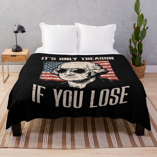 Item preview, It’s Only Treason If You Lose Washington Patriotic Humor Art designed and sold by MichaelAdamArt.