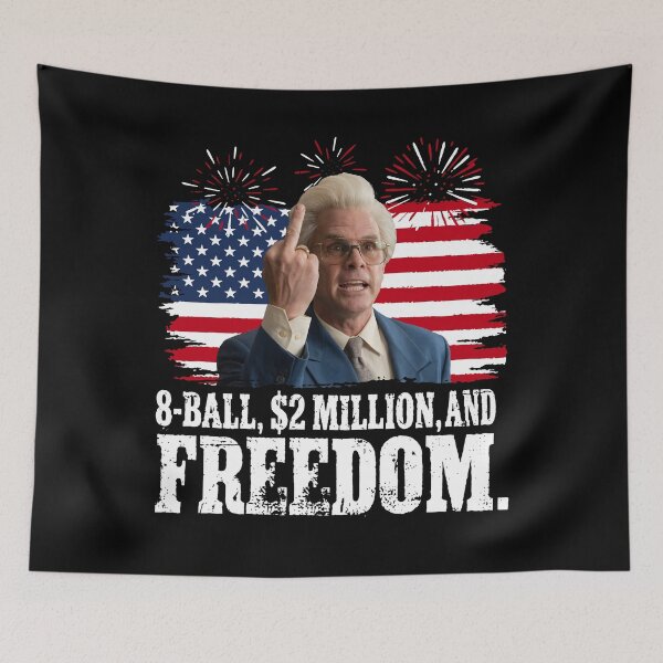 Item preview, Funny Baby Billy 8-Ball 2 Million Dollars And Freedom Funny 4th Of July Patriotic  designed and sold by WSTRap.