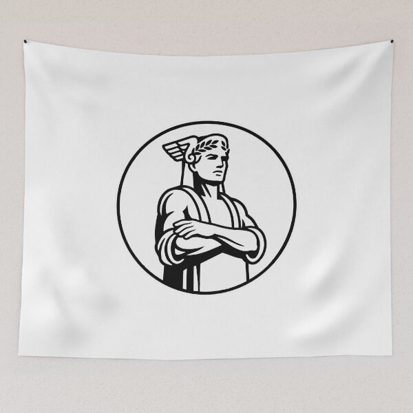 Item preview, Arms Crossed Winged Sentinel – Blackout Edition designed and sold by TheRoCo Design Company.