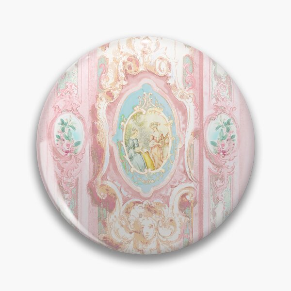 Item preview, Shabby pink Chateau wall panel designed and sold by Wendy Paula Patterson.