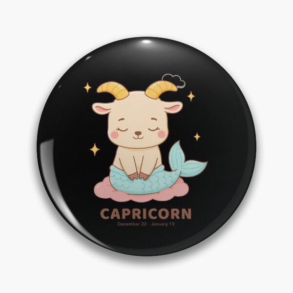 Item preview, Cute Capricorn Sea Goat Zodiac Design | Capricorn Birthday Astrology Gift designed and sold by Cool-cat-art.
