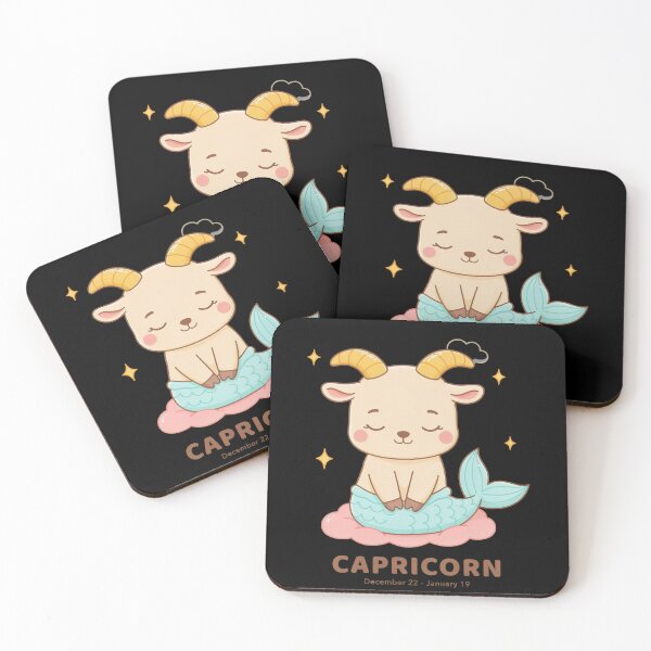 Item preview, Cute Capricorn Sea Goat Zodiac Design | Capricorn Birthday Astrology Gift designed and sold by Cool-cat-art.