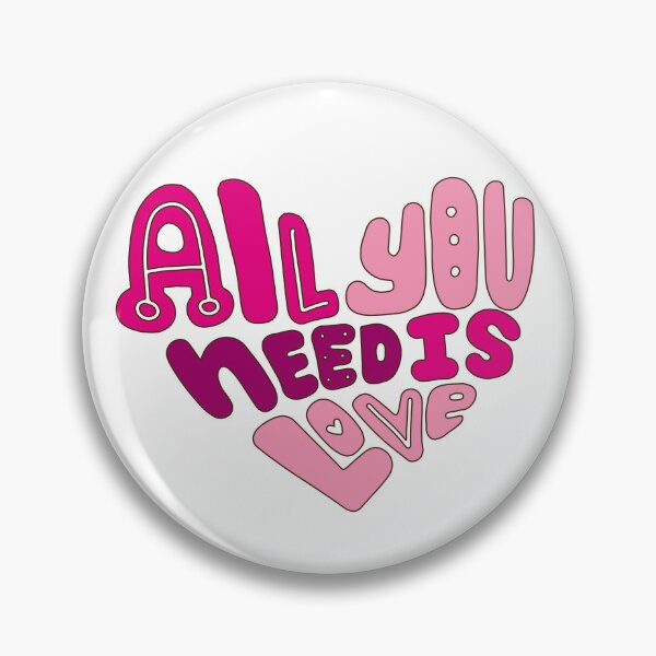 Item preview, All You Need Is Love Inspirational Quote Design designed and sold by A Little Unhinged.