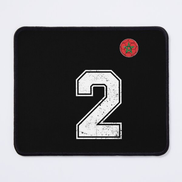 Item preview, Morocco Soccer Number 2 Vintage Sports Fan designed and sold by OliviaHayesArt.