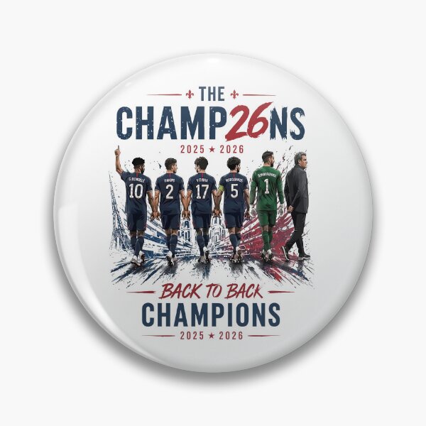 Item preview, PSG Back To Back Champions 2025 2026 The Champ26ns designed and sold by luytkaka.