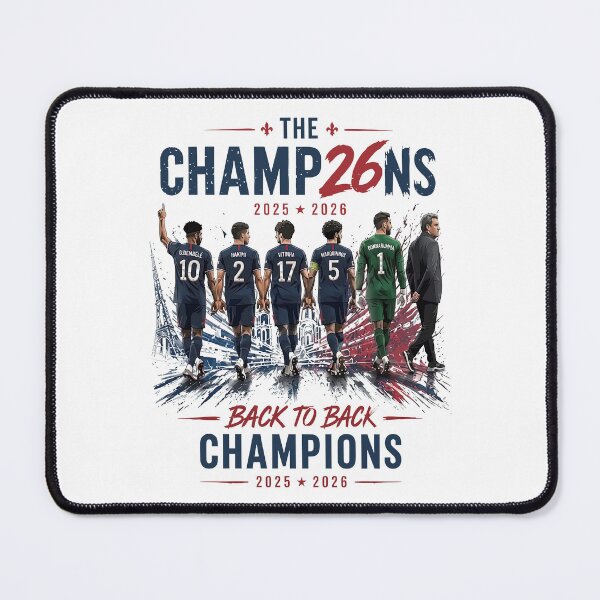 Item preview, PSG Back To Back Champions 2025 2026 The Champ26ns designed and sold by luytkaka.