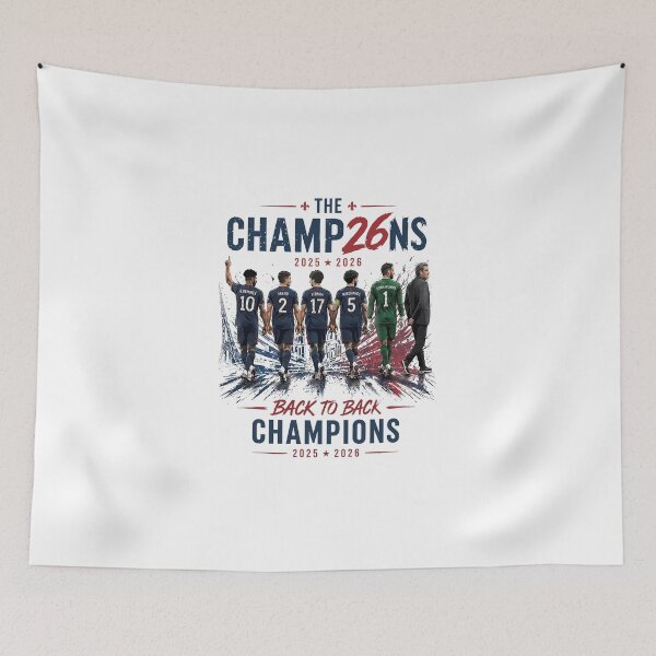 Item preview, PSG Back To Back Champions 2025 2026 The Champ26ns designed and sold by luytkaka.