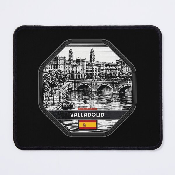 Item preview, Valladolid Spain Linocut Style designed and sold by Thistle-TShop.
