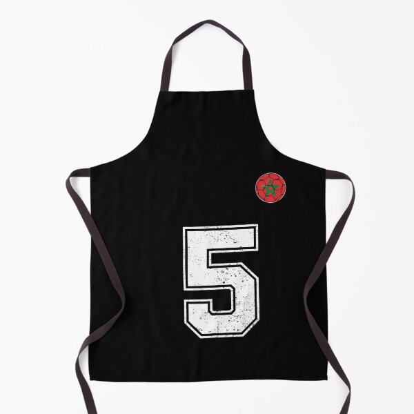 Item preview, Morocco Soccer Number 5 Vintage Sports Fan designed and sold by OliviaHayesArt.