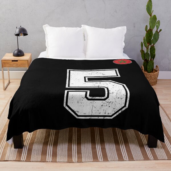 Item preview, Morocco Soccer Number 5 Vintage Sports Fan designed and sold by OliviaHayesArt.