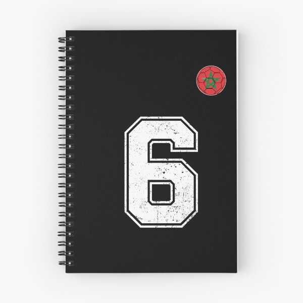 Item preview, Morocco Soccer Number 6 Vintage Sports Fan designed and sold by OliviaHayesArt.
