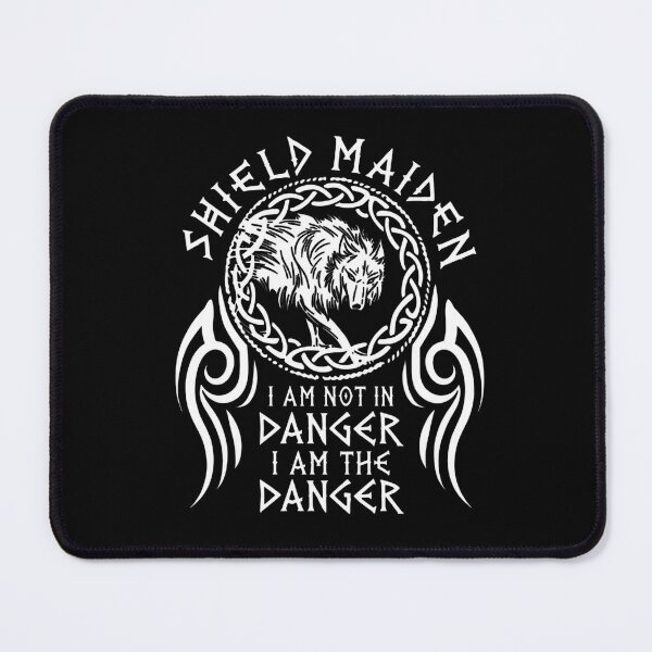 Item preview, Shield Maiden Wolf Viking Warrior Norse Quote Design designed and sold by DeimosArtIntl.