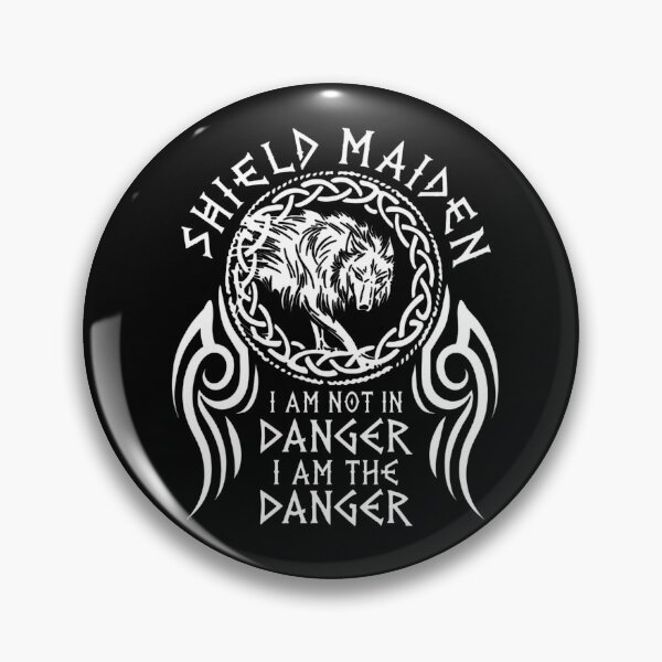 Item preview, Shield Maiden Wolf Viking Warrior Norse Quote Design designed and sold by DeimosArtIntl.