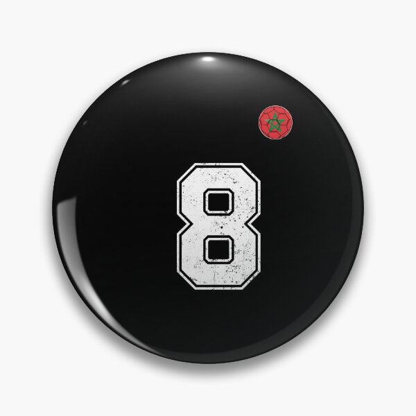 Item preview, Morocco Soccer Number 8 Vintage Sports Fan designed and sold by OliviaHayesArt.