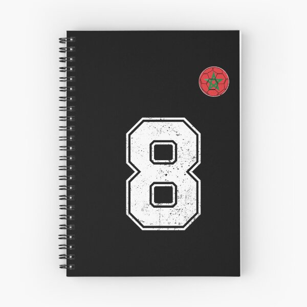 Item preview, Morocco Soccer Number 8 Vintage Sports Fan designed and sold by OliviaHayesArt.