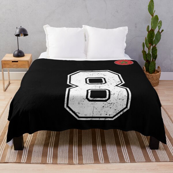 Item preview, Morocco Soccer Number 8 Vintage Sports Fan designed and sold by OliviaHayesArt.
