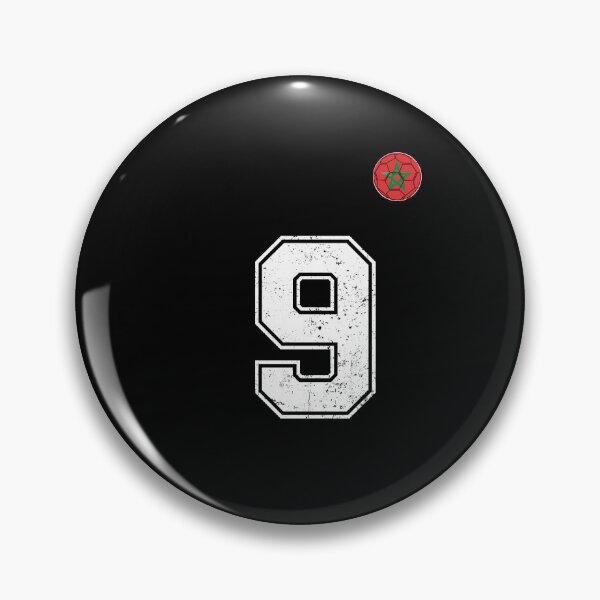 Item preview, Morocco Soccer Number 9 Vintage Sports Fan designed and sold by OliviaHayesArt.