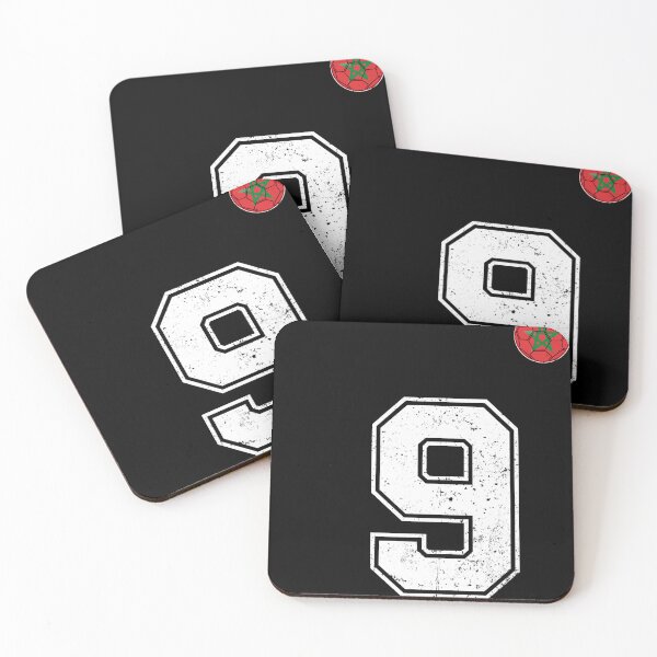 Item preview, Morocco Soccer Number 9 Vintage Sports Fan designed and sold by OliviaHayesArt.