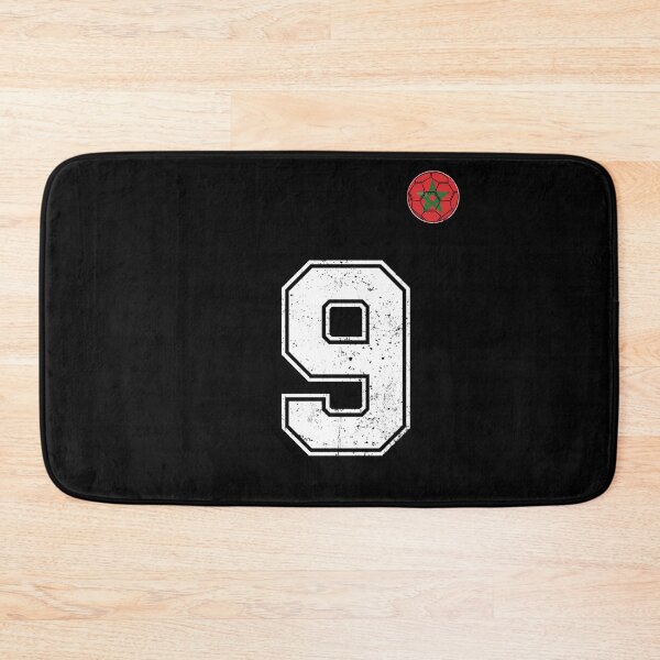 Item preview, Morocco Soccer Number 9 Vintage Sports Fan designed and sold by OliviaHayesArt.