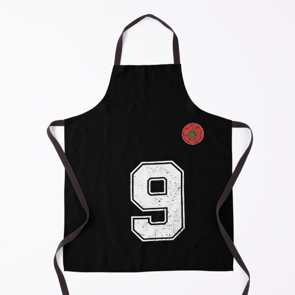 Item preview, Morocco Soccer Number 9 Vintage Sports Fan designed and sold by OliviaHayesArt.