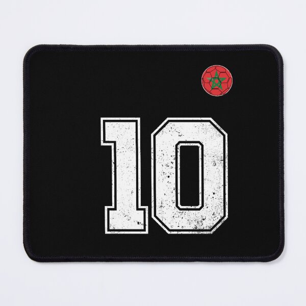 Item preview, Morocco Soccer Number 10 Vintage Sports Fan designed and sold by OliviaHayesArt.