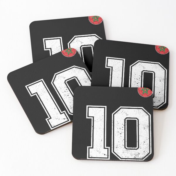 Item preview, Morocco Soccer Number 10 Vintage Sports Fan designed and sold by OliviaHayesArt.