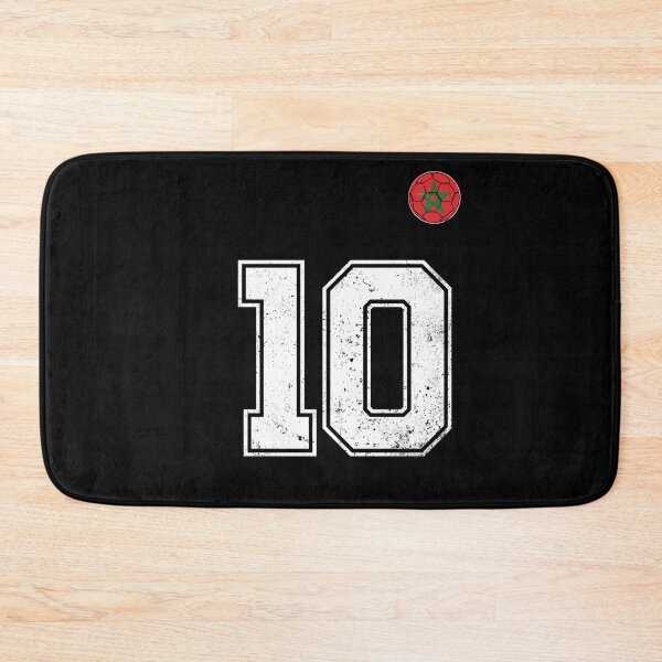 Item preview, Morocco Soccer Number 10 Vintage Sports Fan designed and sold by OliviaHayesArt.