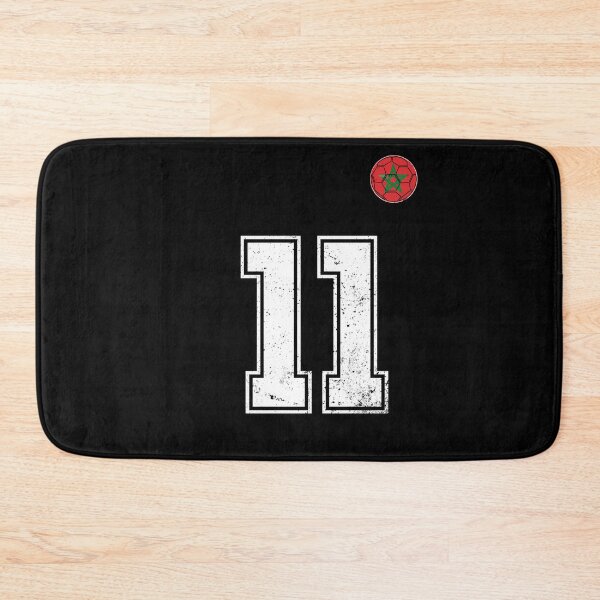 Item preview, Morocco Soccer Number 11 Vintage Sports Fan designed and sold by OliviaHayesArt.