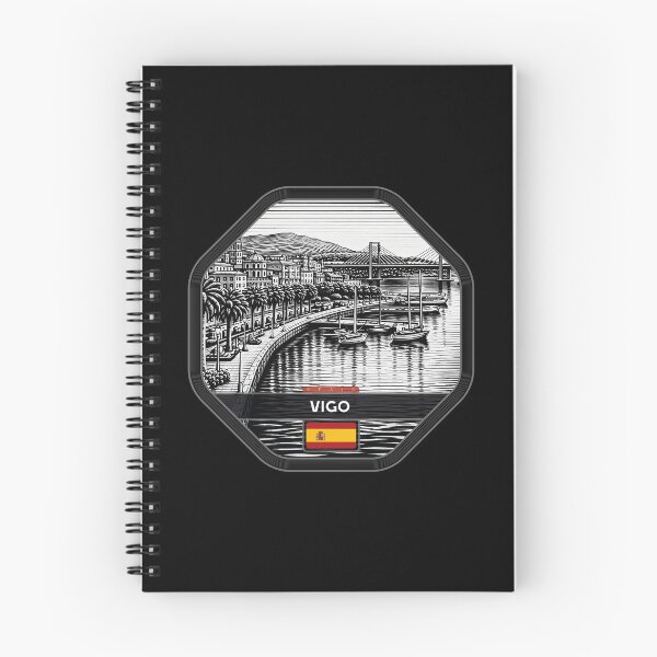 Item preview, Vigo Spain Linocut Style  designed and sold by Thistle-TShop.