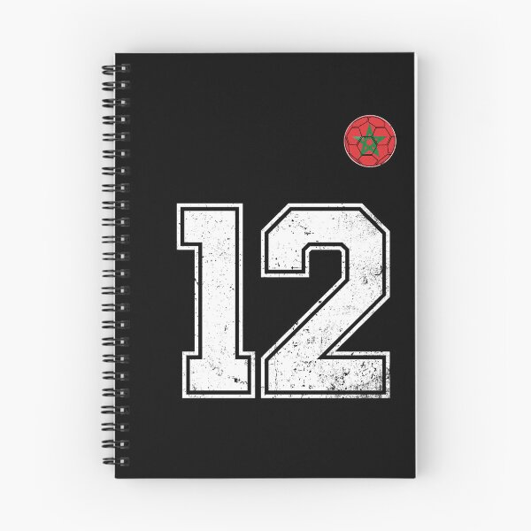 Item preview, Morocco Soccer Number 12 Vintage Sports Fan designed and sold by OliviaHayesArt.