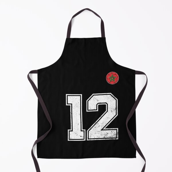 Item preview, Morocco Soccer Number 12 Vintage Sports Fan designed and sold by OliviaHayesArt.