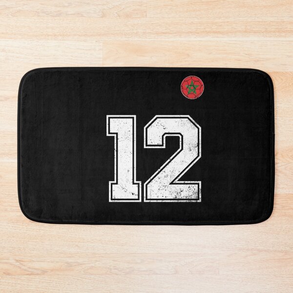 Item preview, Morocco Soccer Number 12 Vintage Sports Fan designed and sold by OliviaHayesArt.