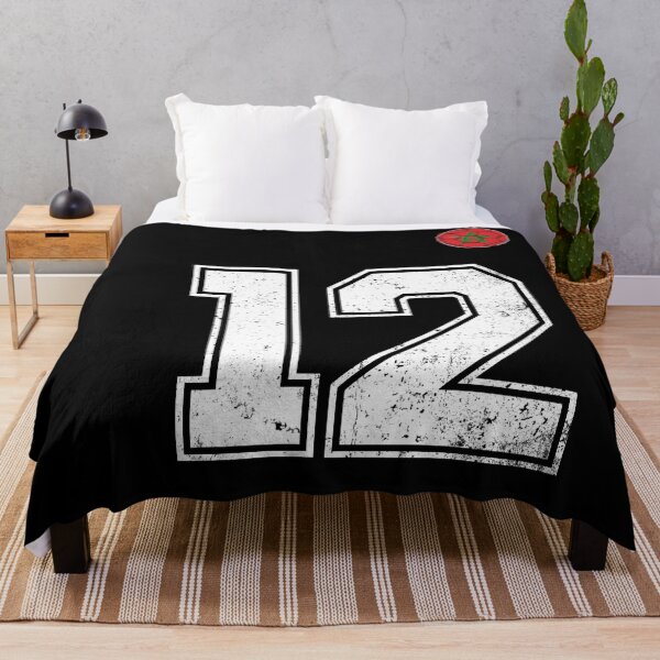Item preview, Morocco Soccer Number 12 Vintage Sports Fan designed and sold by OliviaHayesArt.