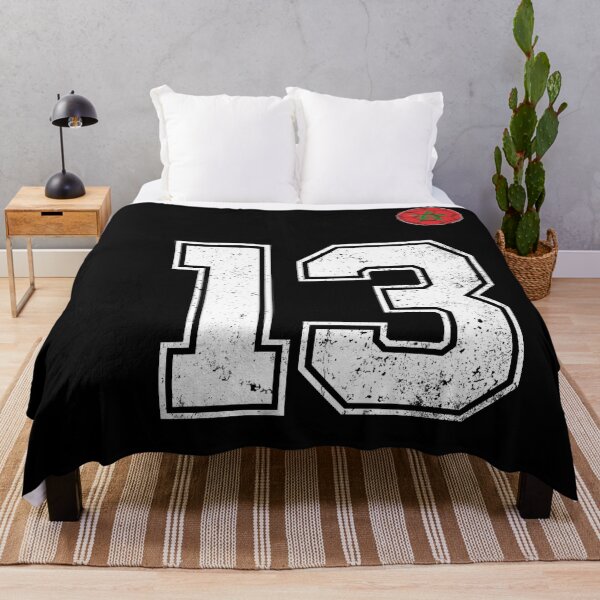Item preview, Morocco Soccer Number 13 Vintage Sports Fan designed and sold by OliviaHayesArt.