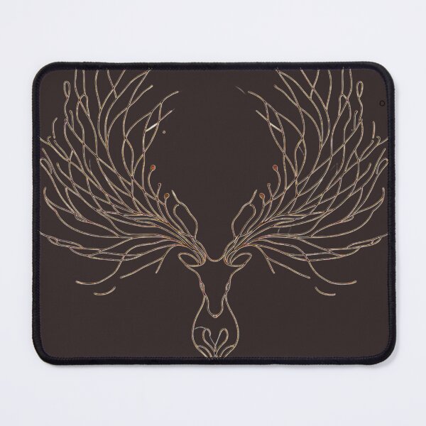 Item preview, Aesthetic Celestial Stag Horns Illustration designed and sold by Radhamadhaba Pattachitra Vibes”.