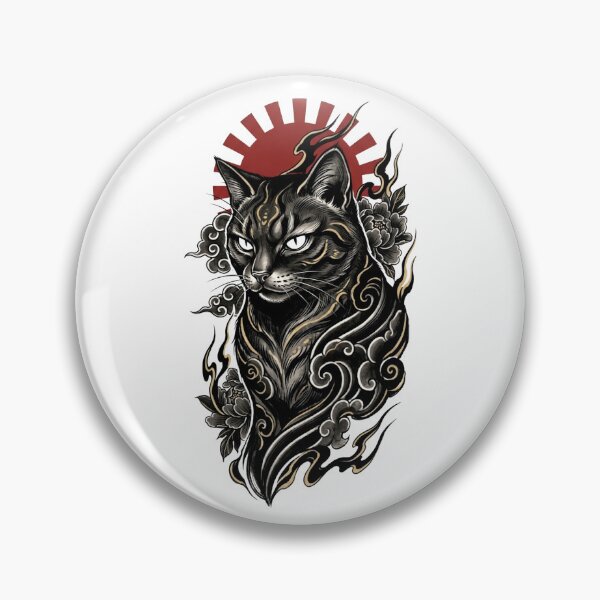 Item preview, Neko Japanese Tattoo designed and sold by Irezumiya.