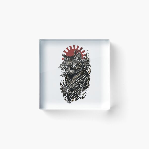Item preview, Neko Japanese Tattoo designed and sold by Irezumiya.