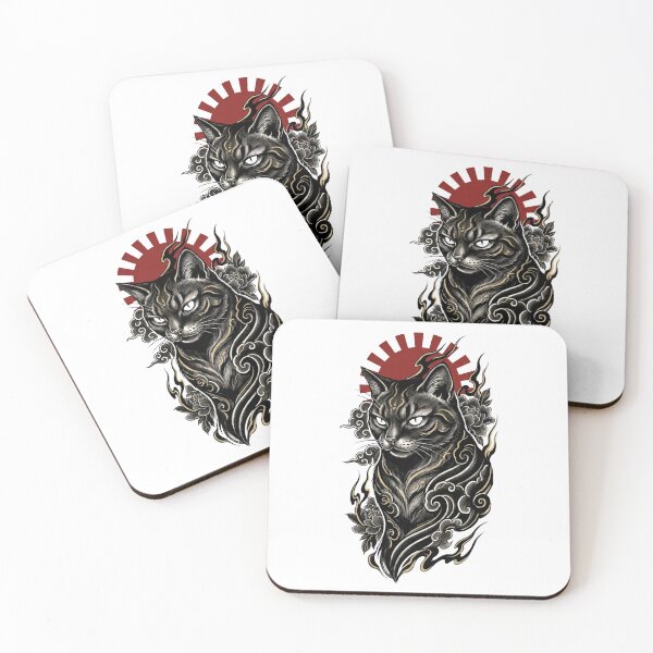 Item preview, Neko Japanese Tattoo designed and sold by Irezumiya.
