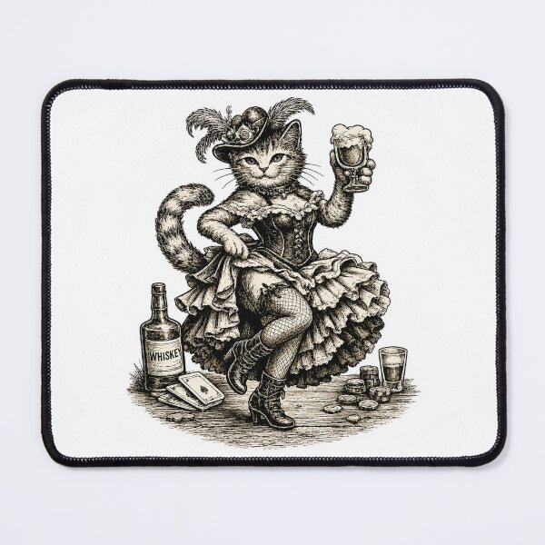 Item preview, Yeehaw Meowdy Dancing Cowboy Cat | Funny Western Kitty designed and sold by CozyNekoClub.