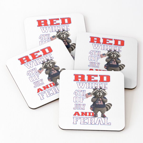 Item preview, Red White and Feral 4th of July  designed and sold by TheEndDesign.